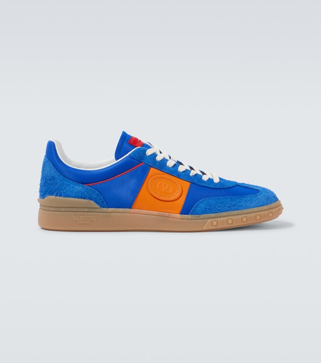 Upvillage leather-trimmed sneakers | Valentino Garavani