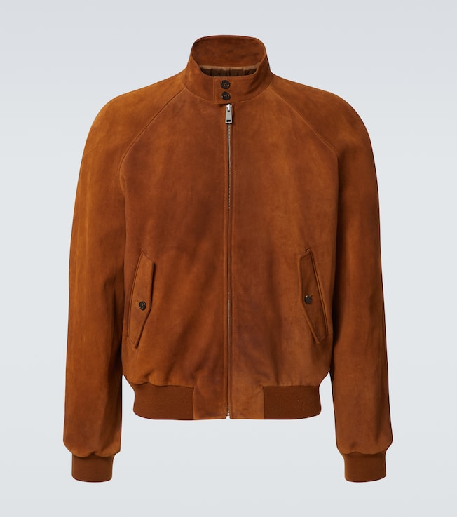 Suede bomber jacket | Prada