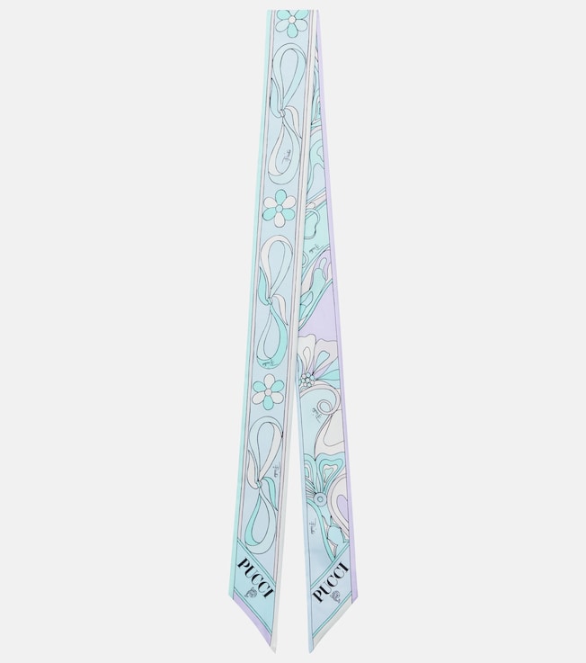 Marmo silk twill scarf | Pucci