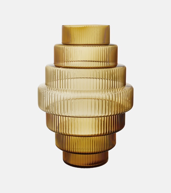 Steps Large glass vase | Polspotten