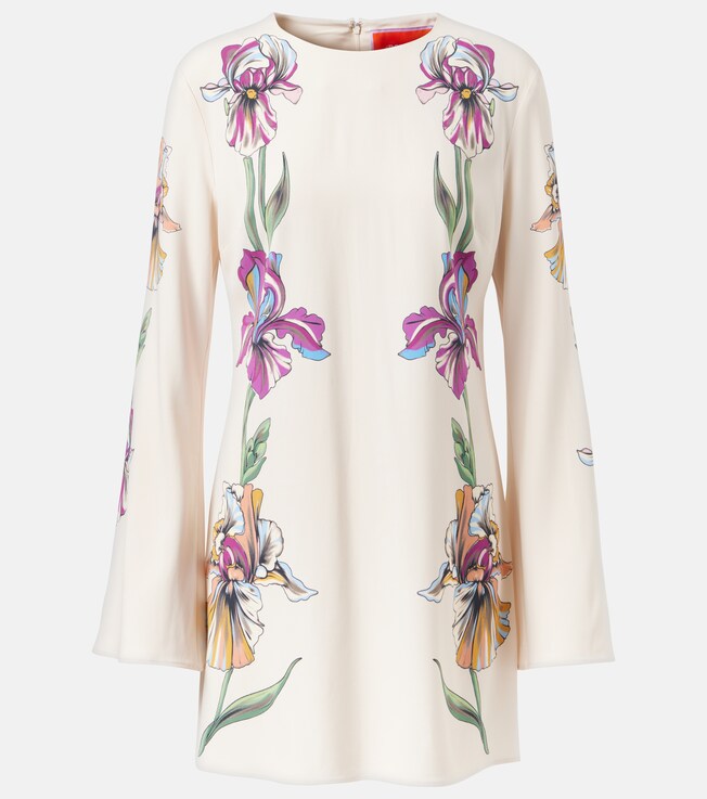 Supremes Swing floral jersey minidress | La DoubleJ