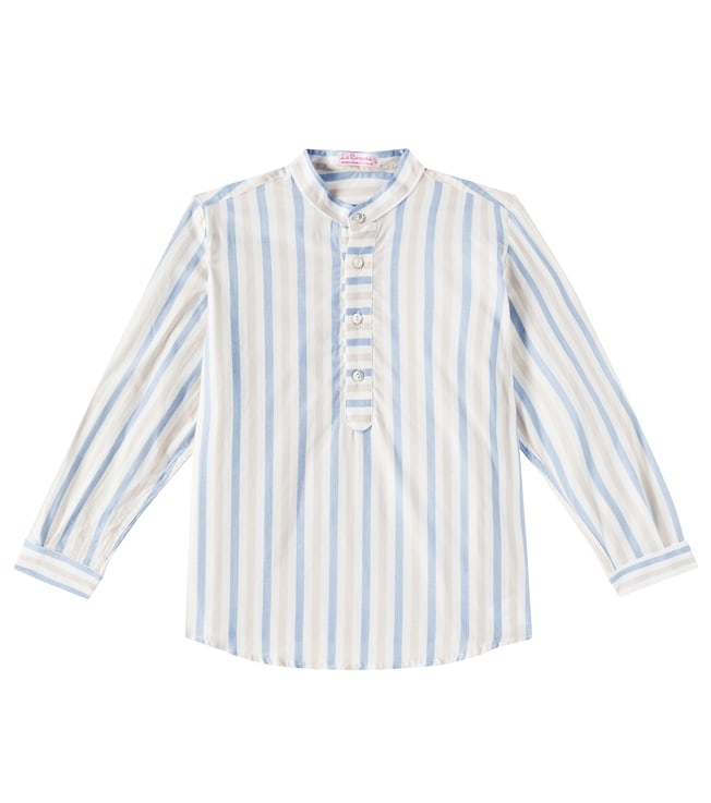 Jazmin striped cotton shirt | La Coqueta