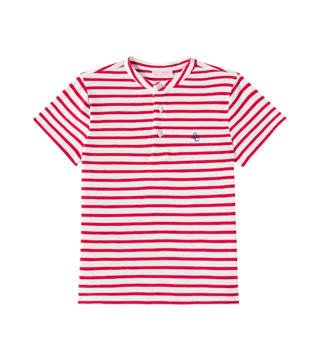 Alcon striped cotton polo shirt | La Coqueta