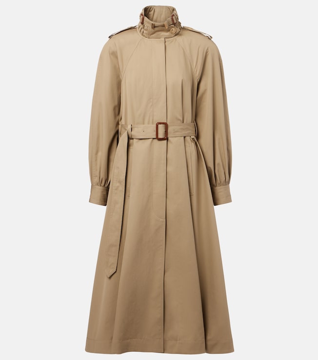 Cotton gabardine trench coat | Chloé