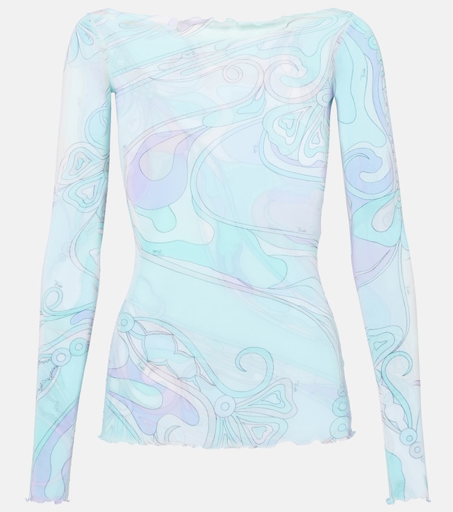 Orchidee mesh top | Pucci