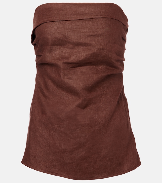 Caen linen top | Faithfull