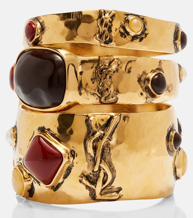Cassandre Cabochon bangles | Saint Laurent