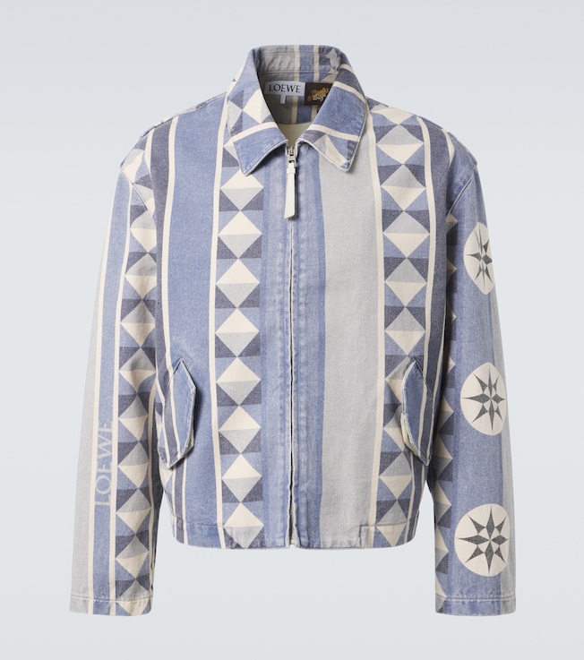 Paula's Ibiza printed denim blouson | Loewe